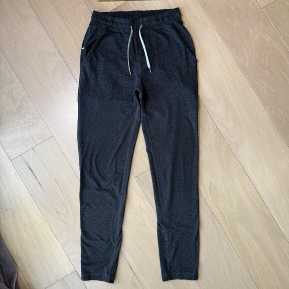 Vuori Ponto Performance Pants Small Black Comfy Sweatpants Loungewear Yoga - Picture 2 of 11